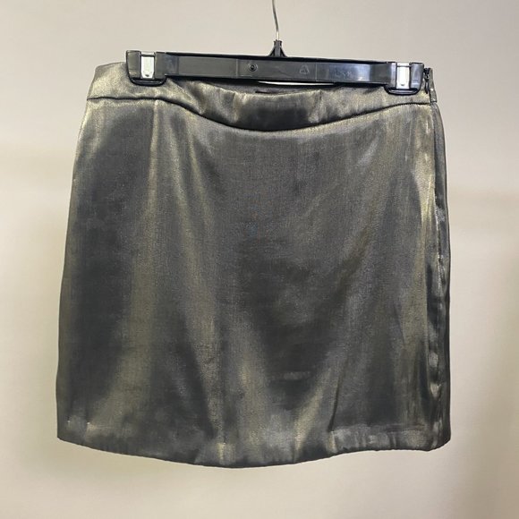 METALLIC 2 PIECE BLAZER & SKIRT SET - Picture 3 of 4